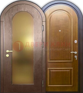 Металлическая арочная дверь ДА-12 в банк в Фрязино