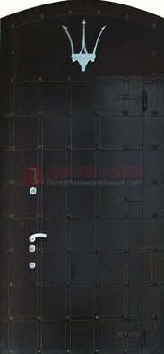 Металлическая арочная дверь ДА-22 высокого качества в Фрязино
