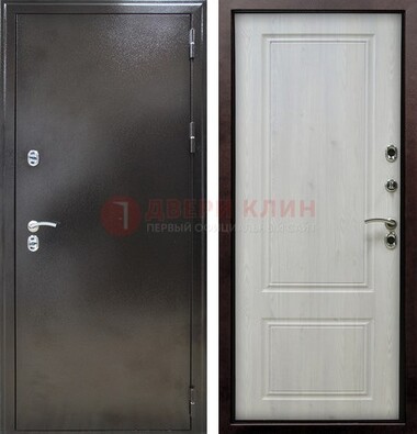 Коричневая железная дверь с МДФ ДМ-170 в Иваново