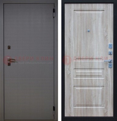 Железная дверь с панелями МДФ ДМ-357 в Фрязино