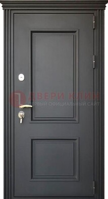 Чёрная дверь с МДФ ДМ-520 в Фрязино