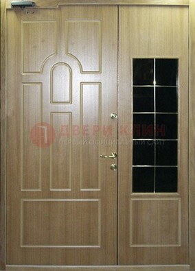 Входная дверь Дверь со вставками из черного стекла ДПР-42 в Фрязино