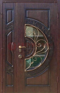 Полуторная железная дверь Винорит в классическом стиле ДСК-272 в Фрязино