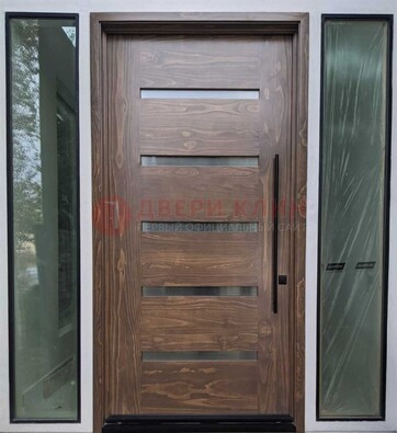 Железная дверь с виноритом и фрамугами ДВТ-189 в Фрязино