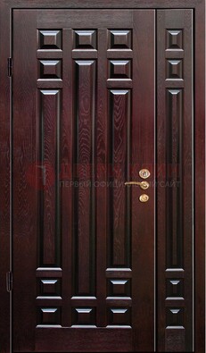 Коричневая металлическая дверь с виноритом ДВТ-20 в Фрязино